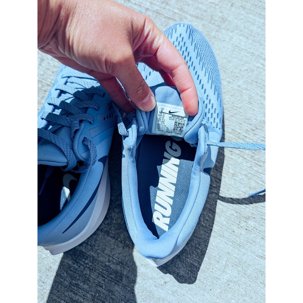 Nike Zoom X Nike Zoom Colorblock Blue/White/Black Low Top Lace Up Sneaker - Picture 3 of 6